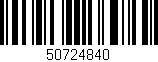 Código de barras (EAN, GTIN, SKU, ISBN): '50724840'