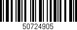 Código de barras (EAN, GTIN, SKU, ISBN): '50724905'