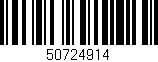 Código de barras (EAN, GTIN, SKU, ISBN): '50724914'