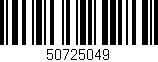 Código de barras (EAN, GTIN, SKU, ISBN): '50725049'