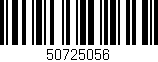Código de barras (EAN, GTIN, SKU, ISBN): '50725056'
