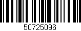 Código de barras (EAN, GTIN, SKU, ISBN): '50725096'