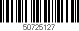 Código de barras (EAN, GTIN, SKU, ISBN): '50725127'
