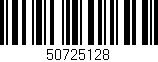 Código de barras (EAN, GTIN, SKU, ISBN): '50725128'