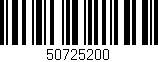 Código de barras (EAN, GTIN, SKU, ISBN): '50725200'