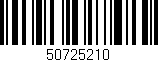 Código de barras (EAN, GTIN, SKU, ISBN): '50725210'