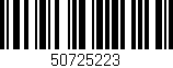 Código de barras (EAN, GTIN, SKU, ISBN): '50725223'