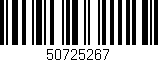 Código de barras (EAN, GTIN, SKU, ISBN): '50725267'