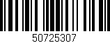 Código de barras (EAN, GTIN, SKU, ISBN): '50725307'