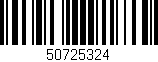 Código de barras (EAN, GTIN, SKU, ISBN): '50725324'