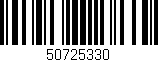 Código de barras (EAN, GTIN, SKU, ISBN): '50725330'
