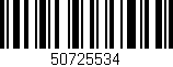 Código de barras (EAN, GTIN, SKU, ISBN): '50725534'