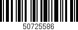 Código de barras (EAN, GTIN, SKU, ISBN): '50725586'