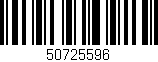 Código de barras (EAN, GTIN, SKU, ISBN): '50725596'