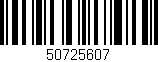 Código de barras (EAN, GTIN, SKU, ISBN): '50725607'