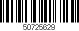 Código de barras (EAN, GTIN, SKU, ISBN): '50725629'