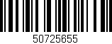 Código de barras (EAN, GTIN, SKU, ISBN): '50725655'