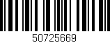Código de barras (EAN, GTIN, SKU, ISBN): '50725669'