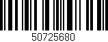 Código de barras (EAN, GTIN, SKU, ISBN): '50725680'