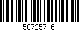 Código de barras (EAN, GTIN, SKU, ISBN): '50725716'