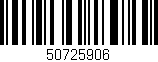 Código de barras (EAN, GTIN, SKU, ISBN): '50725906'