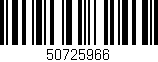 Código de barras (EAN, GTIN, SKU, ISBN): '50725966'