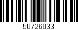 Código de barras (EAN, GTIN, SKU, ISBN): '50726033'