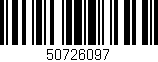 Código de barras (EAN, GTIN, SKU, ISBN): '50726097'