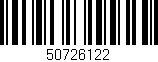 Código de barras (EAN, GTIN, SKU, ISBN): '50726122'