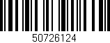 Código de barras (EAN, GTIN, SKU, ISBN): '50726124'