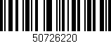 Código de barras (EAN, GTIN, SKU, ISBN): '50726220'