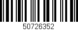 Código de barras (EAN, GTIN, SKU, ISBN): '50726352'