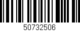 Código de barras (EAN, GTIN, SKU, ISBN): '50732506'