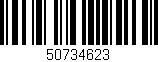 Código de barras (EAN, GTIN, SKU, ISBN): '50734623'