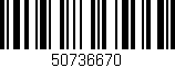 Código de barras (EAN, GTIN, SKU, ISBN): '50736670'