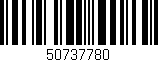 Código de barras (EAN, GTIN, SKU, ISBN): '50737780'