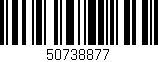 Código de barras (EAN, GTIN, SKU, ISBN): '50738877'