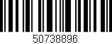 Código de barras (EAN, GTIN, SKU, ISBN): '50738896'