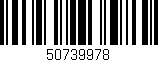 Código de barras (EAN, GTIN, SKU, ISBN): '50739978'