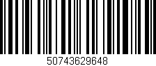Código de barras (EAN, GTIN, SKU, ISBN): '50743629648'
