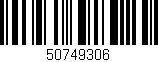 Código de barras (EAN, GTIN, SKU, ISBN): '50749306'