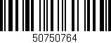 Código de barras (EAN, GTIN, SKU, ISBN): '50750764'