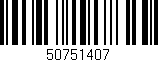 Código de barras (EAN, GTIN, SKU, ISBN): '50751407'