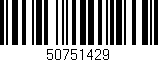 Código de barras (EAN, GTIN, SKU, ISBN): '50751429'