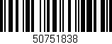 Código de barras (EAN, GTIN, SKU, ISBN): '50751838'