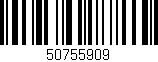 Código de barras (EAN, GTIN, SKU, ISBN): '50755909'