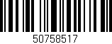 Código de barras (EAN, GTIN, SKU, ISBN): '50758517'