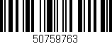 Código de barras (EAN, GTIN, SKU, ISBN): '50759763'