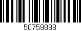 Código de barras (EAN, GTIN, SKU, ISBN): '50759888'