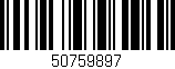 Código de barras (EAN, GTIN, SKU, ISBN): '50759897'